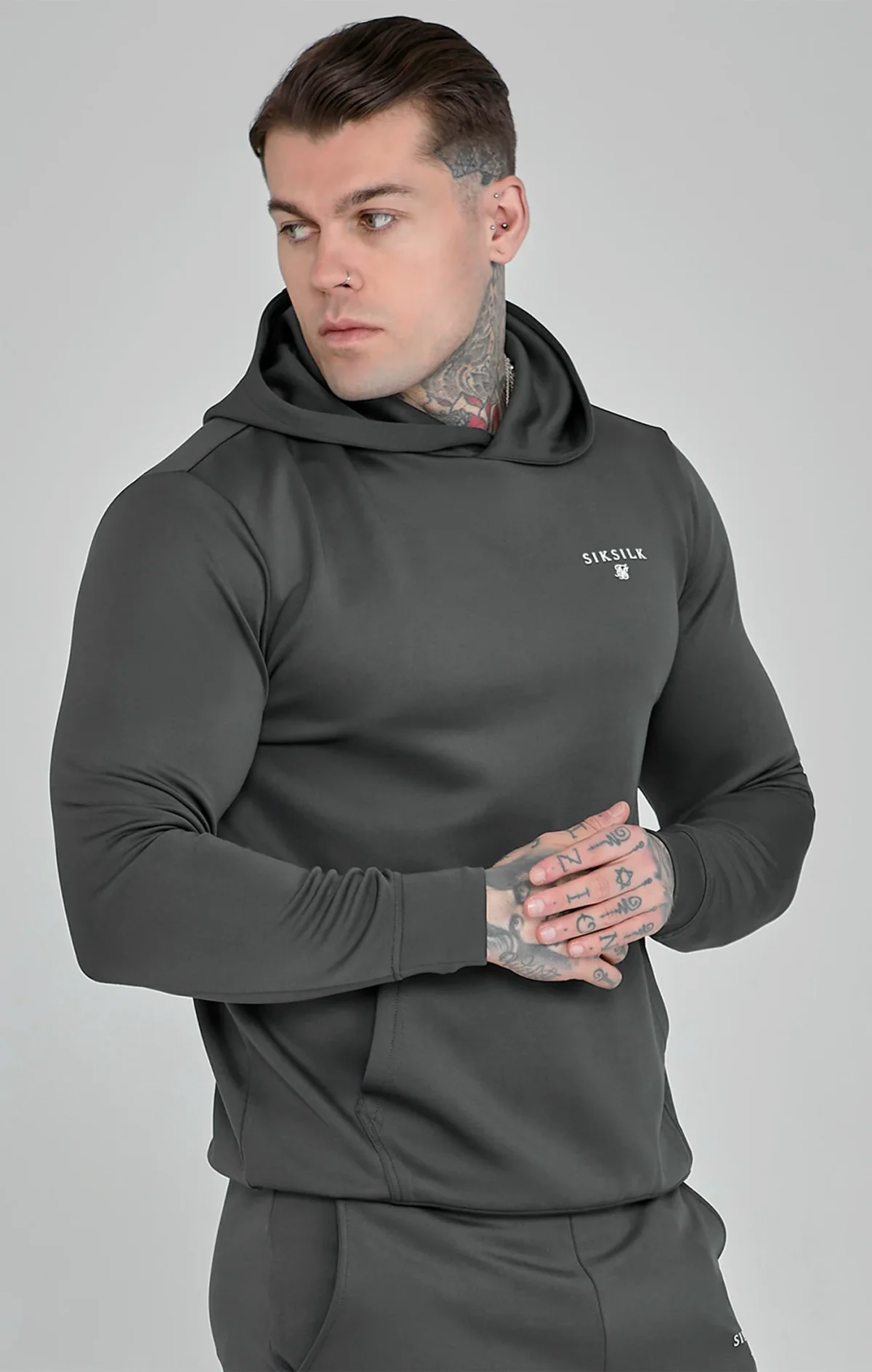 Siksilk Gray kapucnis pulcsi