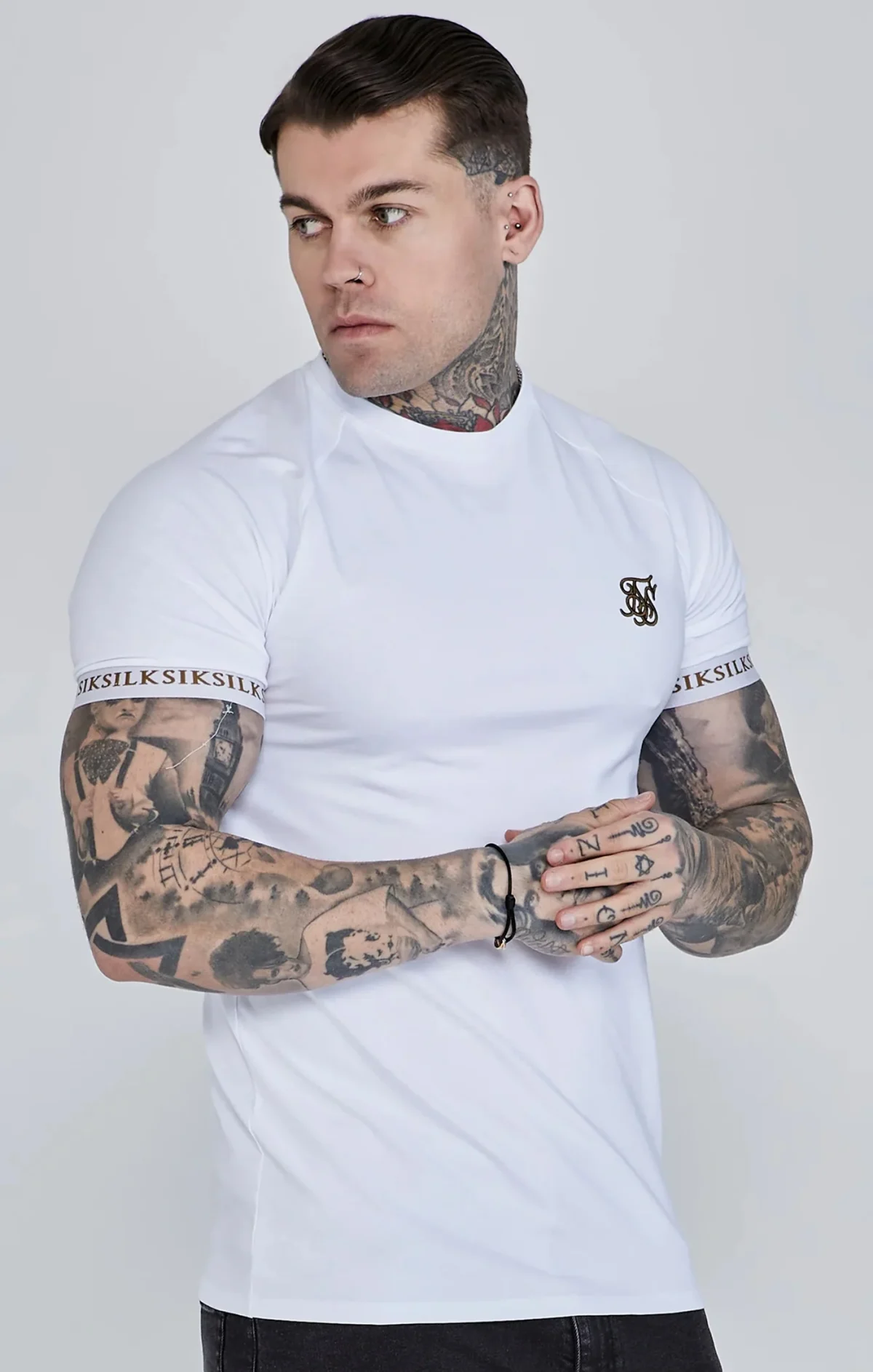 Siksilk GoldWhite T-shirt