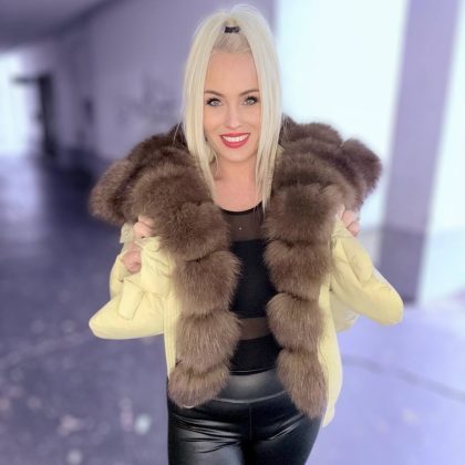 PFP FOX TRAIL LUXUS OVERSIZE TÉLI KABÁT EREDETI SZŐRMÉVE