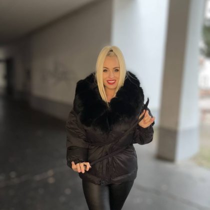 PFP ETELI LUXUS OVERSIZE TÉLI KABÁT EREDETI SZŐRMÉVEL