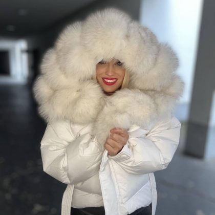 PFP NAOMI LUXUS OVERSIZE TÉLI KABÁT EREDETI SZŐRMÉVEL