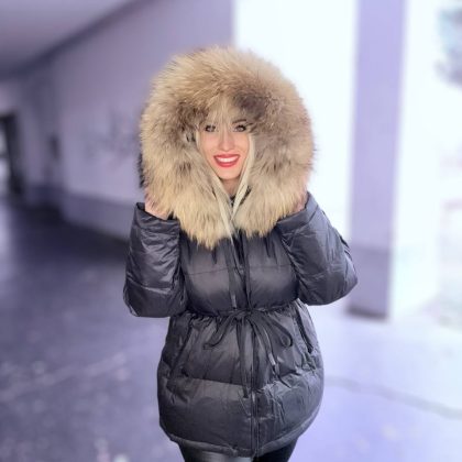 PFP NORDICALUXE LUXUS TÉLI KABÁT EREDETI SZŐRMÉVEL